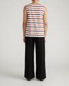 Noyack Breton Stripe Boatneck Tank - Red/White/Blue Stripe | Plus Size & Straight Size Women's Fashion | Universal Standard