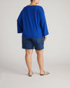 Montauk Breton Stripe Bell Sleeve Top - Solid Ultramarine | Plus Size & Straight Size Women's Fashion | Universal Standard
