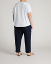 Breton Stripe Garcon Tee - Pale Blue/White Stripe | Plus Size & Straight Size Women's Fashion | Universal Standard