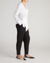 Beacon Stretch Cupro Wrap Shirt - White | Plus Size & Straight Size Women's Fashion | Universal Standard