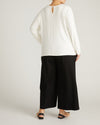 Joan Liquid Jersey Long Sleeve Top - White | Plus Size & Straight Size Women's Fashion | Universal Standard
