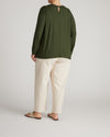 Joan Liquid Jersey Long Sleeve Top - Coratina Green | Plus Size & Straight Size Women's Fashion | Universal Standard