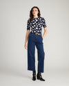Louise Short Sleeve Liquid Jersey Top - Mystic Blossom | Plus Size & Straight Size Women's Fashion | Universal Standard
