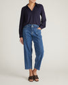Moore Liquid Jersey Blouse - Midnight | Plus Size & Straight Size Women's Fashion | Universal Standard