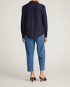 Moore Liquid Jersey Blouse - Midnight | Plus Size & Straight Size Women's Fashion | Universal Standard