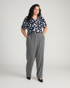 Chelsea Liquid Jersey Short Sleeve Shirt - Mystic Blossom | Plus Size & Straight Size Women's Fashion | Universal Standard