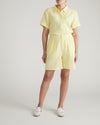 Luxe Cotton Gauze Beach Shirt - Pale Daffodil | Plus Size & Straight Size Women's Fashion | Universal Standard