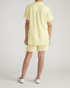 Luxe Cotton Gauze Beach Shirt - Pale Daffodil | Plus Size & Straight Size Women's Fashion | Universal Standard