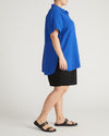 Luxe Cotton Gauze Beach Shirt - Ultramarine | Plus Size & Straight Size Women's Fashion | Universal Standard