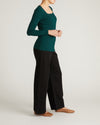 Agatha Liquid Jersey Top - Forest Green | Plus Size & Straight Size Women's Fashion | Universal Standard
