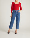 Agatha Liquid Jersey Top - New York Red | Plus Size & Straight Size Women's Fashion | Universal Standard