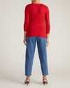 Agatha Liquid Jersey Top - New York Red | Plus Size & Straight Size Women's Fashion | Universal Standard