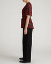 Flora Liquid Jersey Top - Very Cherry Print | Plus Size & Straight Size Women's Fashion | Universal Standard