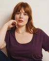 Scoop Neck Tee - Gamay | Plus Size & Straight Size Women's Fashion | Universal Standard