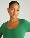 Scoop Neck Tee - Clover