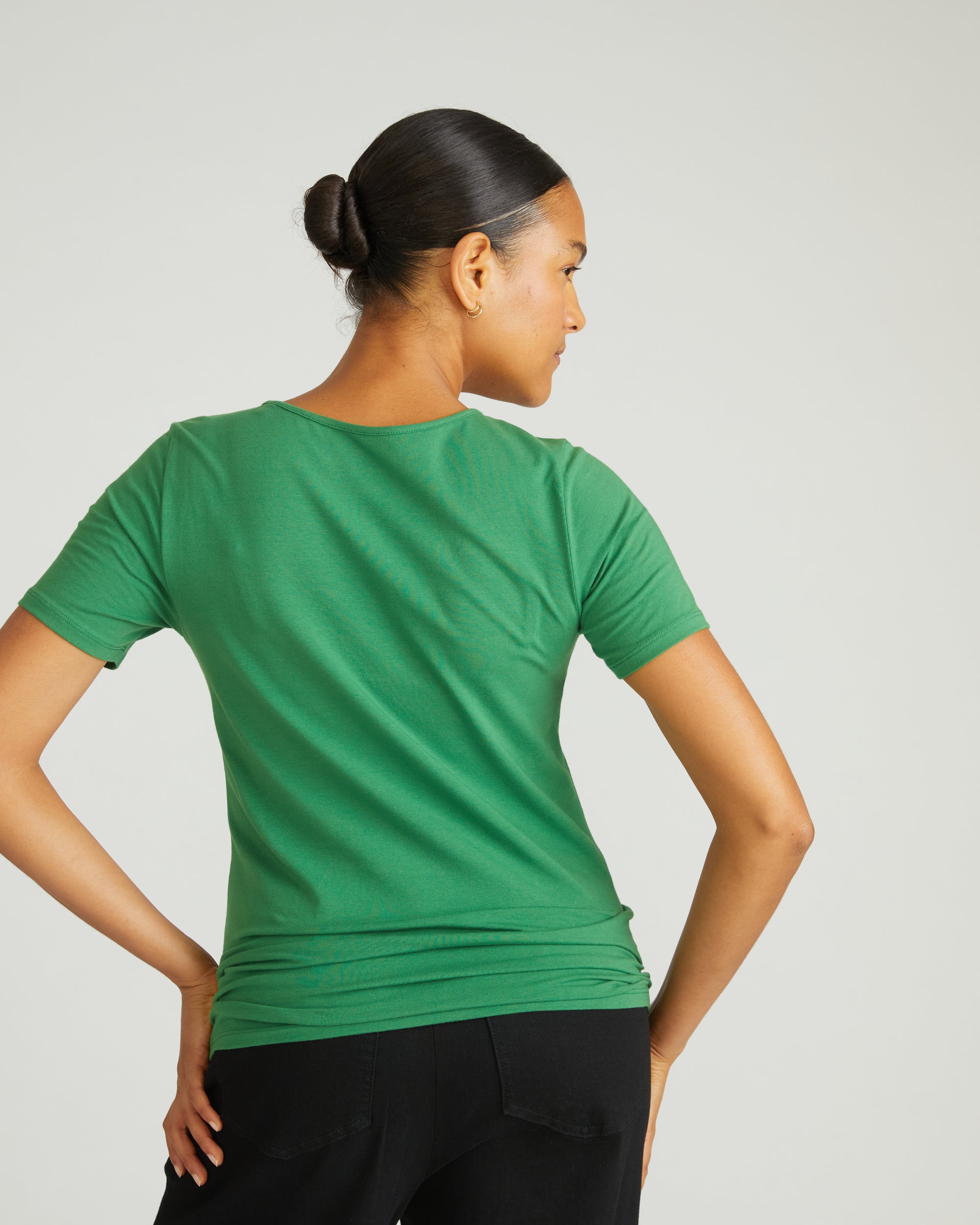 Scoop Neck Tee - Clover