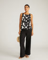 Kuki Linen Top - Santiago Print