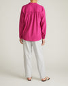 Avalon Linen Blouse - Hyper Pink | Plus Size & Straight Size Women's Fashion | Universal Standard