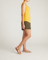 Daisy Ribbed Tank - Goldenrod | Plus Size & Straight Size Women's Fashion | Universal Standard