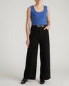Daisy Ribbed Tank - Bright Blue/White Microstripe | Plus Size & Straight Size Women's Fashion | Universal Standard