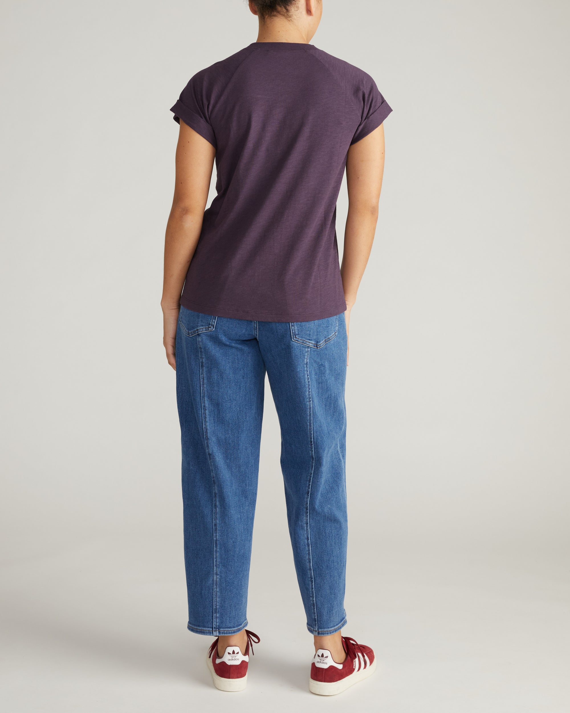 Light-As-Air Boy Tee - Purple Jewel | Plus Size & Straight Size Women's Fashion | Universal Standard