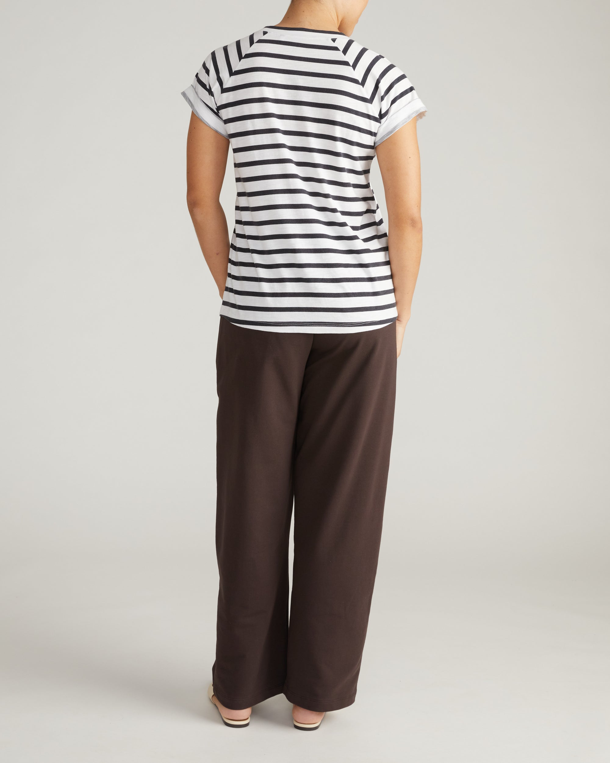 Light-As-Air Boy Tee - Zen Stripe | Plus Size & Straight Size Women's Fashion | Universal Standard