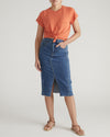 Light-As-Air Boy Tee - Italian Orange | Plus Size & Straight Size Women's Fashion | Universal Standard