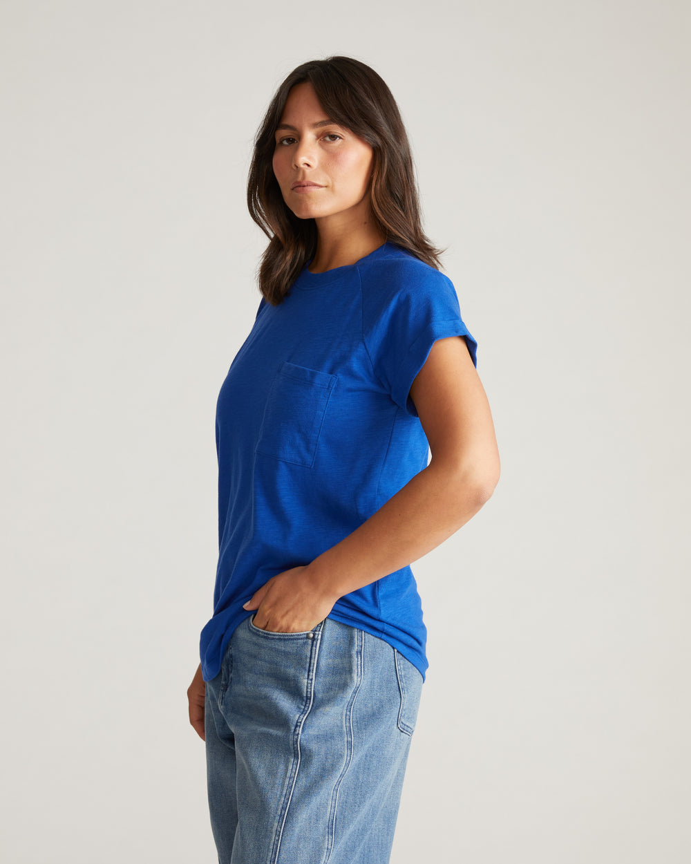 Light-As-Air Boy Tee - Ultramarine
