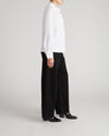 Endora Stretch Cupro Blouse - White | Plus Size & Straight Size Women's Fashion | Universal Standard