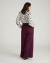 Endora Stretch Cupro Blouse - Vintage Daydream Print