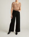 Henley Short Sleeve Ribbed Tee - Baker Street Stripe | Plus Size & Straight Size Women's Fashion | Universal Standard