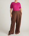 Classic Ribbed Tee - Hyper Pink | Plus Size & Straight Size Women's Fashion | Universal Standard