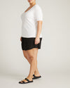 Classic V-Neck Ribbed Tee - White | Plus Size & Straight Size Women's Fashion | Universal Standard