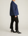 Maisie Cotton Chambray Blouse - Dark Indigo | Plus Size & Straight Size Women's Fashion | Universal Standard