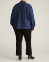 Maisie Cotton Chambray Blouse - Dark Indigo | Plus Size & Straight Size Women's Fashion | Universal Standard