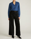 Maisie Cotton Chambray Blouse - Vintage Indigo | Plus Size & Straight Size Women's Fashion | Universal Standard
