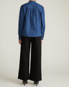 Maisie Cotton Chambray Blouse - Vintage Indigo | Plus Size & Straight Size Women's Fashion | Universal Standard