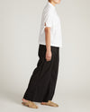 Luisa Short Sleeve Linen Blend Shirt - White | Plus Size & Straight Size Women's Fashion | Universal Standard