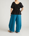 Andrea Peplum Linen Top - Black | Plus Size & Straight Size Women's Fashion | Universal Standard