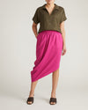 Sandy Short Sleeve Stretch Linen Blend Shirt - Camo | Plus Size & Straight Size Women's Fashion | Universal Standard