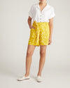Sandy Short Sleeve Stretch Linen Blend Shirt - White | Plus Size & Straight Size Women's Fashion | Universal Standard