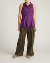 Adelaide Sleeveless Linen Blend Shirt - Dreamy Purple | Plus Size & Straight Size Women's Fashion | Universal Standard