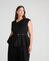 Lando Sculpted Ponte Top - Black | Plus Size & Straight Size Women's Fashion | Universal Standard