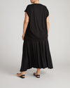 Alida Draped Liquid Jersey Top - Black | Plus Size & Straight Size Women's Fashion | Universal Standard