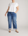 Frenchie Easy Fit Tee - White | Plus Size & Straight Size Women's Fashion | Universal Standard