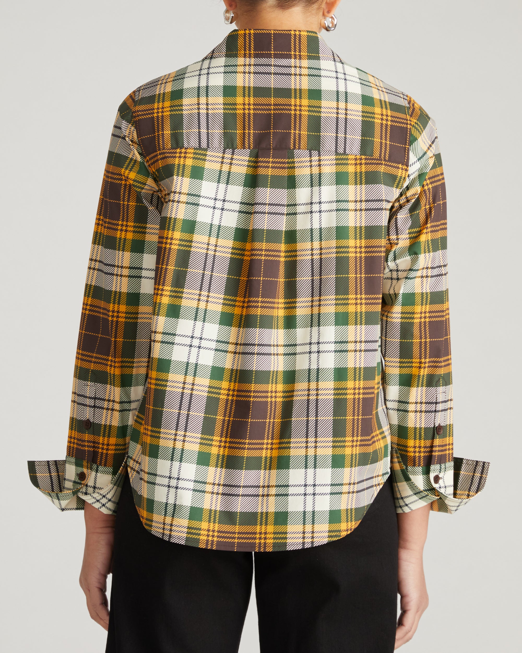 Henning x US Madison Shirt - Brown Plaid