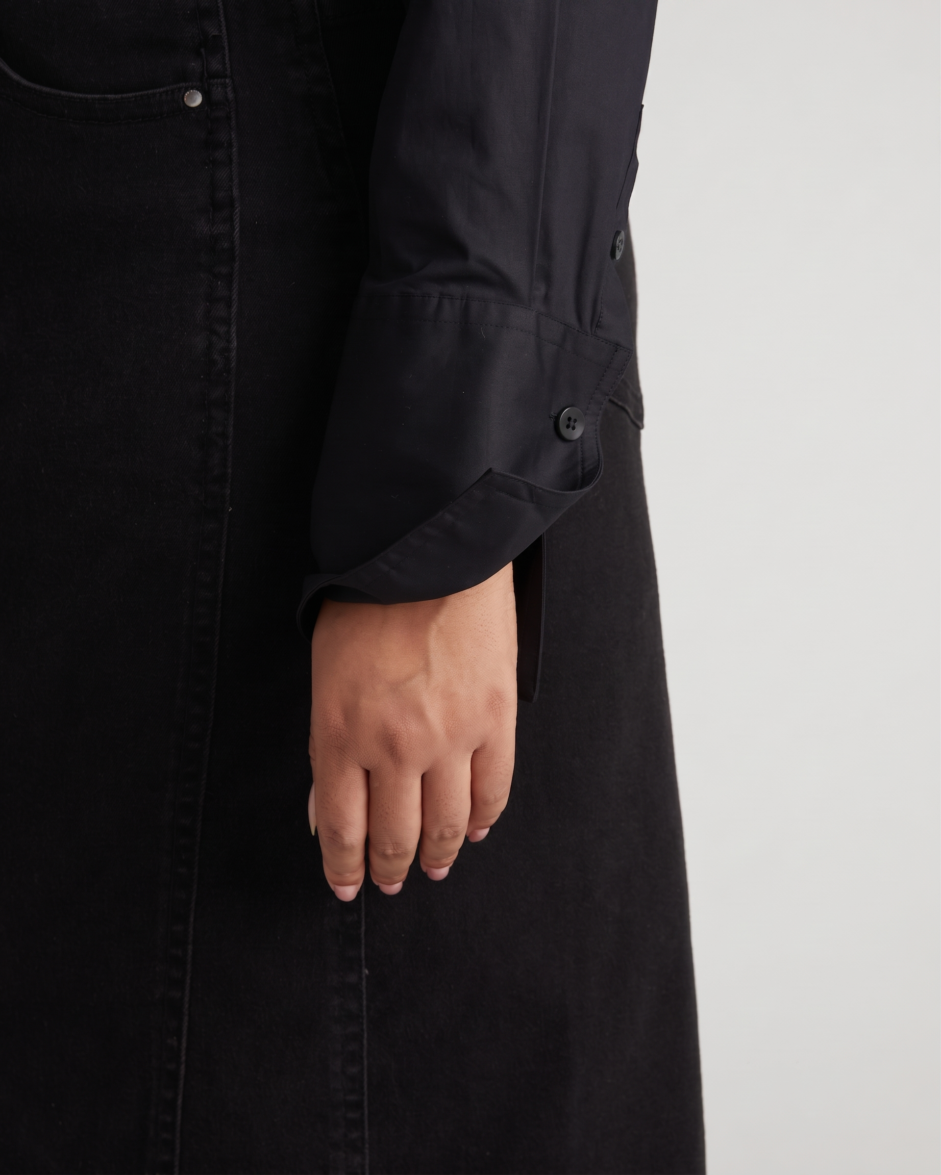 Henning x US Madison Shirt - Black | Plus Size & Straight Size Women's Fashion | Universal Standard