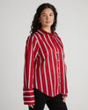 Henning x US Madison Shirt - Red/Black/White Stripe