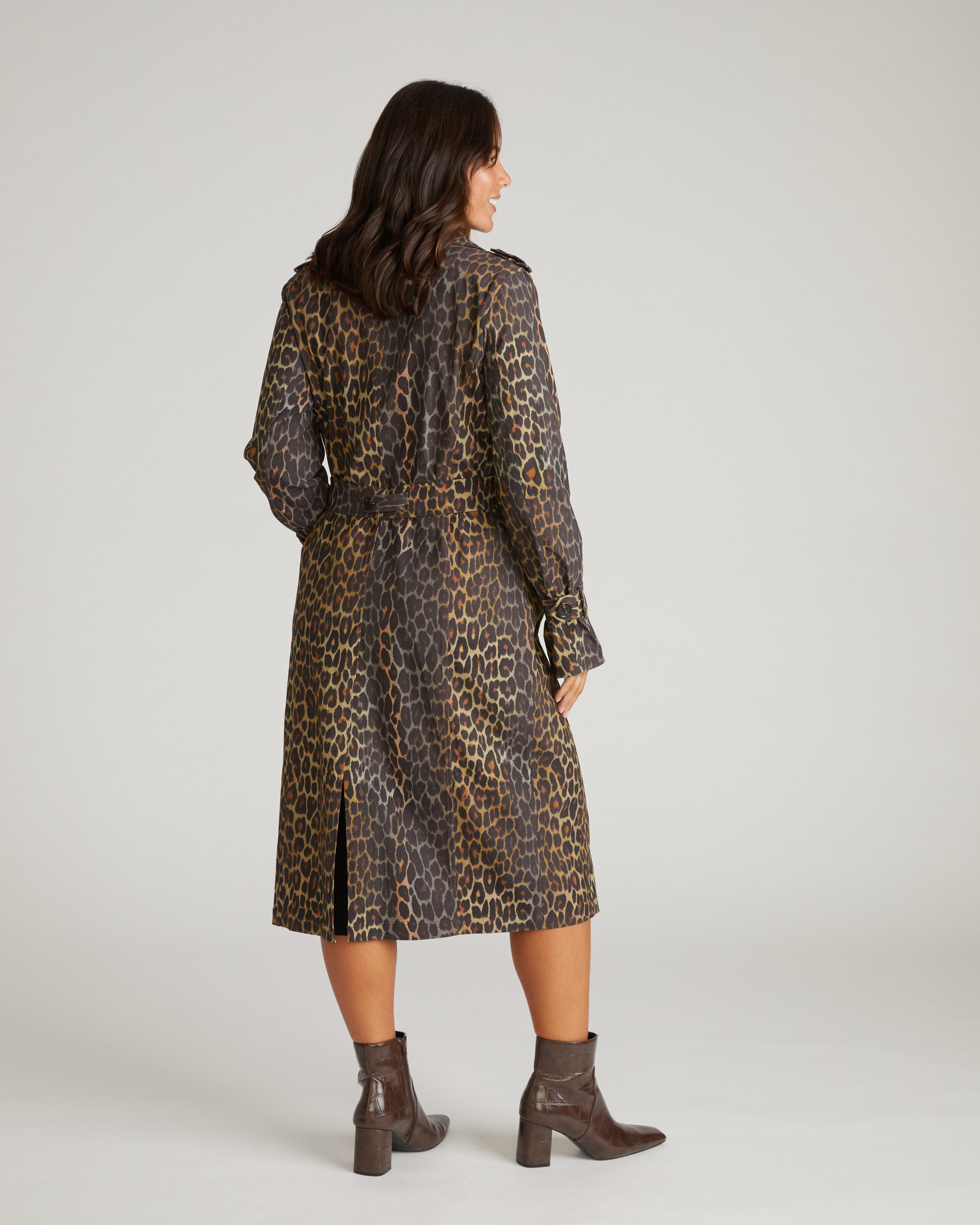 Henning x US Park Soft Trench - Shadow Leopard Print – Universal