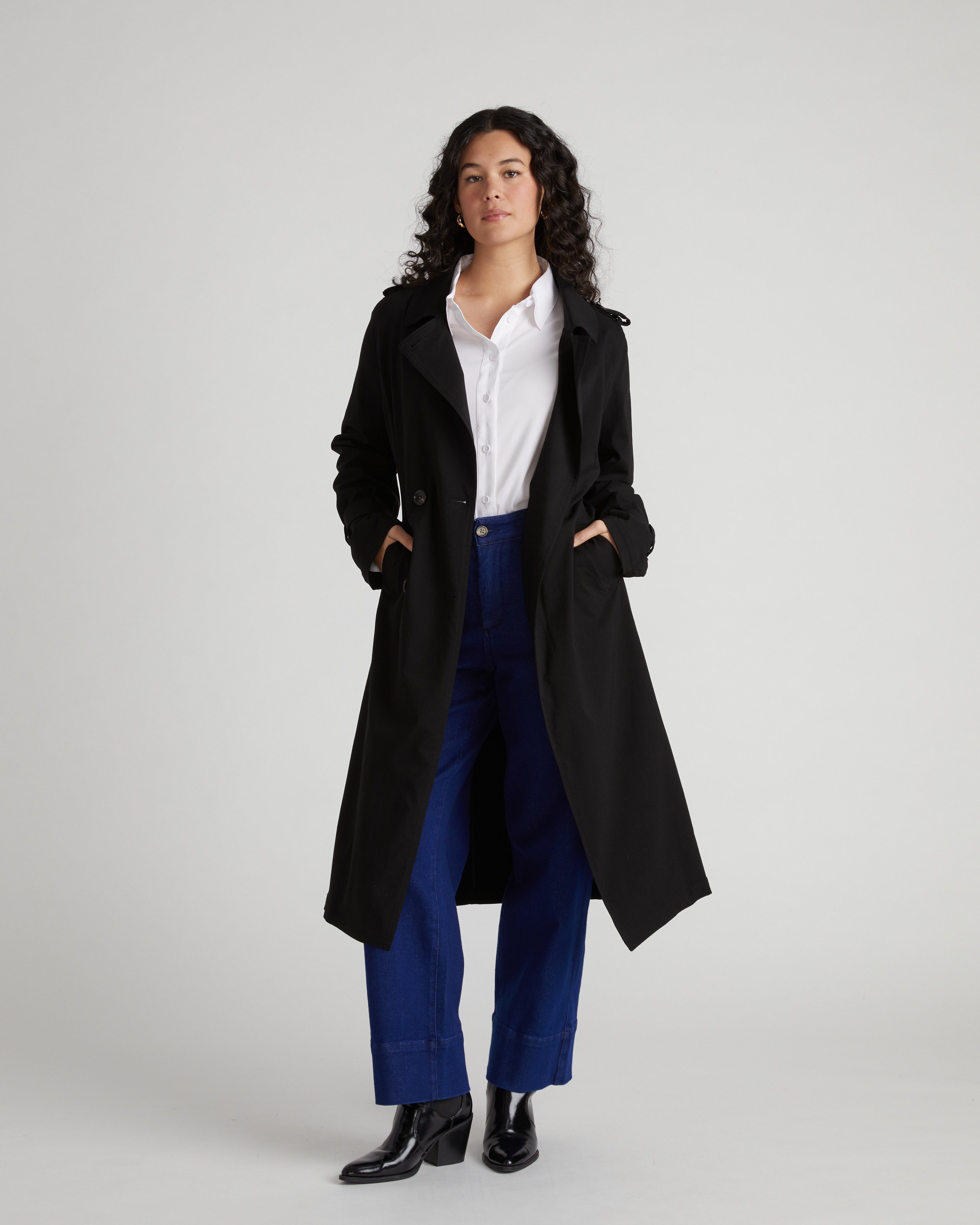 Henning x US Park Soft Trench - Black – Universal Standard